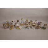 A collection of fifteen Royal Albert Beatrix Potter figures