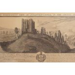 S&N Buck, C18th, the North-west view of Guildford-Castle in the county of Surry', engraving,