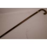 A Bakelite sectional walking stick, c.1930, 36" long