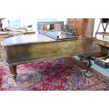 A Bechstein rosewood cased grand piano forte; stamped no.2959, 72" x 58"