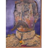 Portrait of Lord Kitchener, oil on canvas, signed indistinctly, late C20th, 24" x 30"