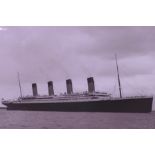 'Titanic-1912' photographic print by Beken using the original historical glass plate negative,