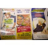 Three Australian film posters, Margaret Rutherford in 'Murder Most Foul', Cary Grant and Doris