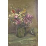 C19th French School, still life with flowers, bearing signature of Louis Anquetin (French, 1861-