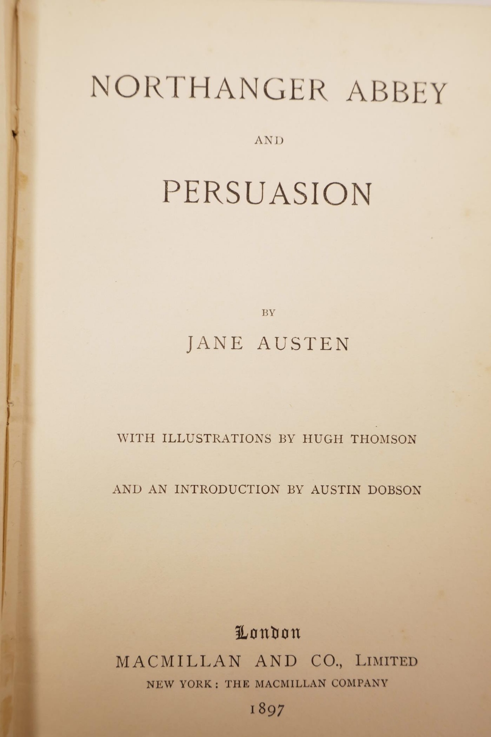 Of Jane Austen interest: Two volumes of the Peacock Edition of Jane Austen, (1775-1817), ' - Image 4 of 9