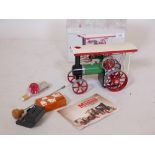 A Mamod steam tractor, in original box, 10" long