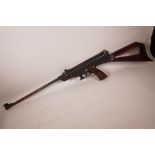 A rare El Gamo 68XP multishot air rifle, 37" long