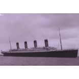 'Titanic-1912' photographic print by Beken using the original historical glass plate negative,