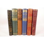 Six novels, including Oliver Goldsmith (1728-1774), 'The Vicar of Wakefield, 1891, second edition,