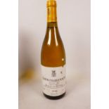 A bottle of Corton-Charlemagne Grand Cru Bonneau du Martray wine, 1992