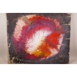 Godfrey Healy, abstract, signed verso, oil on canvas, 24" x 20"