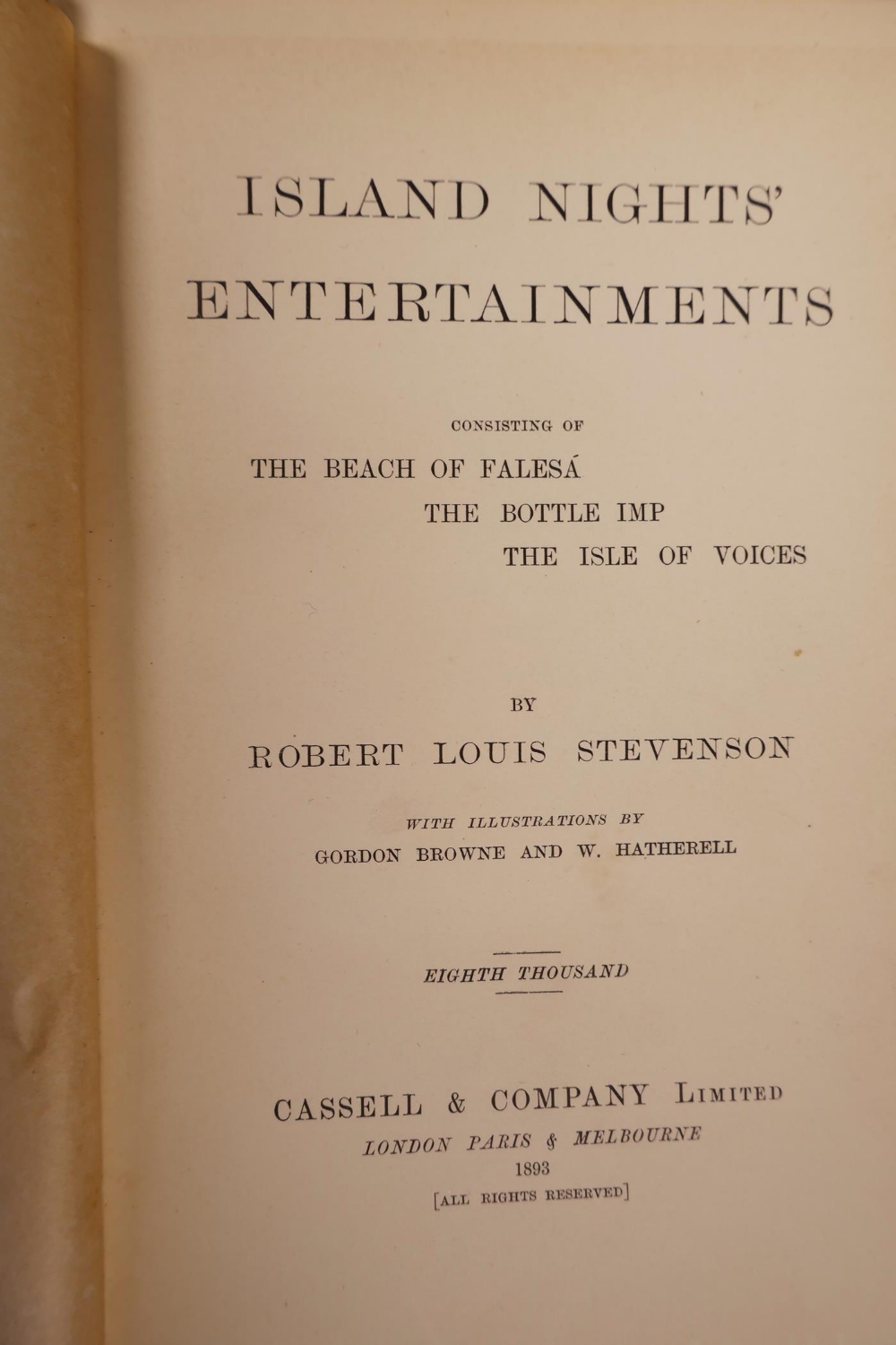 Robert Louis Stevenson (1850-1894), 'Travels with a Donkey in the Cevennes', (London: Chatto & - Image 6 of 9