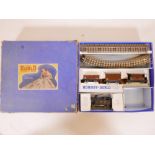 A boxed Hornby-Dublo OO Guage tinplate electric trainset of LMS locomotive rolling stock and track