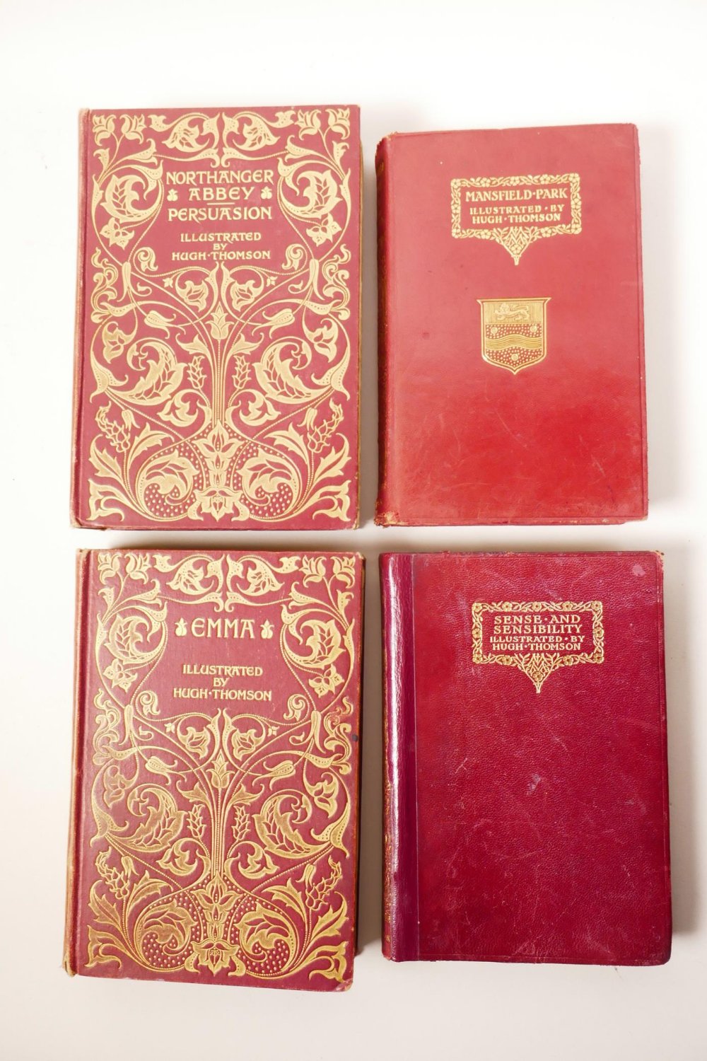 Of Jane Austen interest: Two volumes of the Peacock Edition of Jane Austen, (1775-1817), '