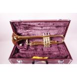 A Yamaha brass trumpet in fitted case, YTR2320 204771