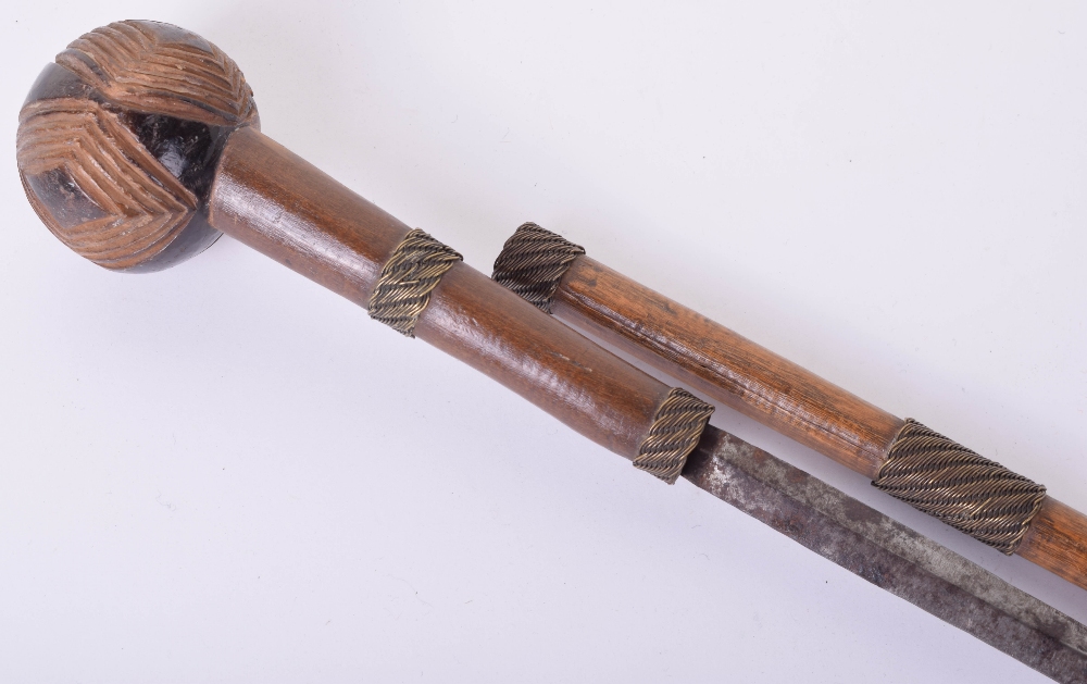 Rare Zulu Chiefs Knobkerrie Converted to Swordstick - Image 13 of 14