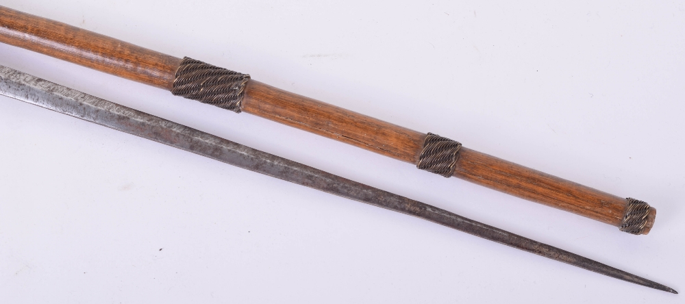 Rare Zulu Chiefs Knobkerrie Converted to Swordstick - Image 14 of 14