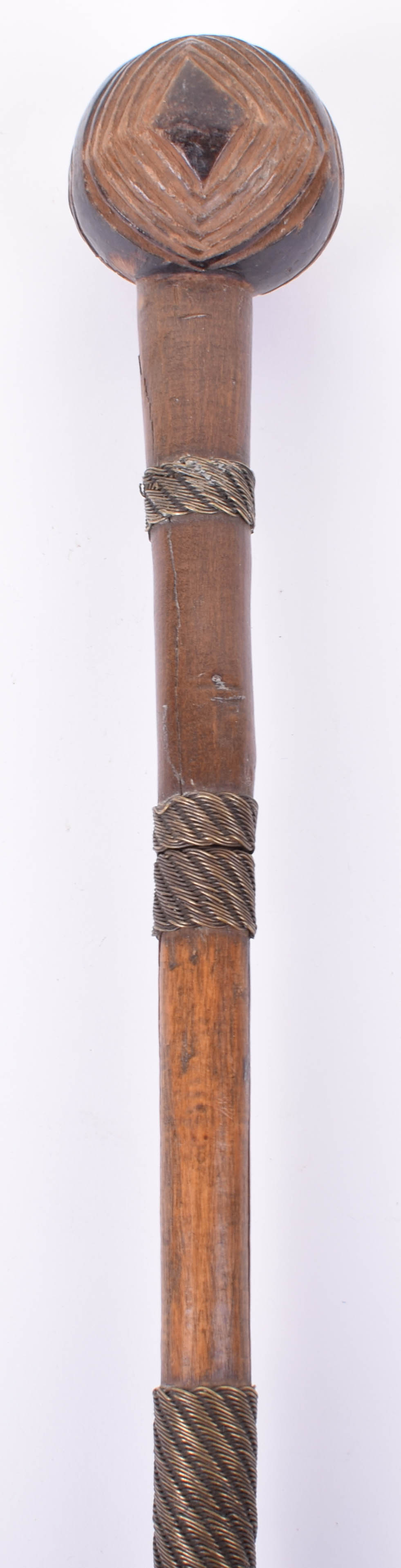 Rare Zulu Chiefs Knobkerrie Converted to Swordstick - Image 3 of 14