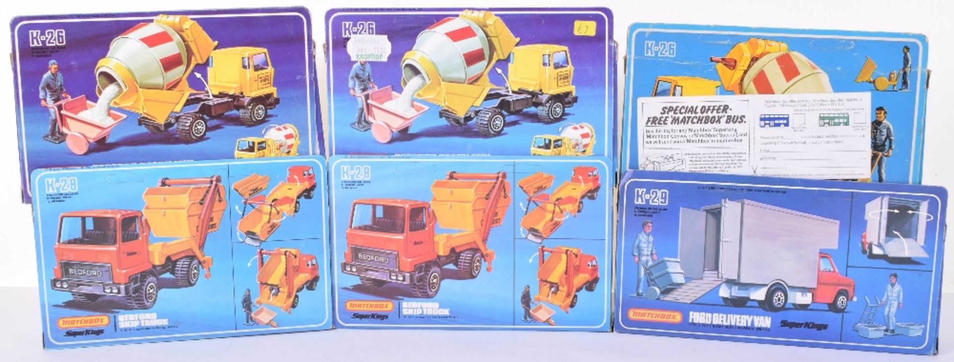 Six Boxed Matchbox Superkings Commercial Vehicles - Image 2 of 2