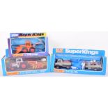 Three Boxed Matchbox Superkings Farm Vehicles