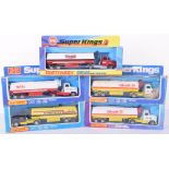 Five Boxed Matchbox Superkings K16 Ford LTS Articulated Tankers