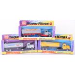 Three Boxed Matchbox Superkings K18 Ford LTS Articulated Tippers