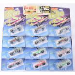 Twelve USA Matchbox 1982 Glo Racers