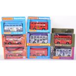 Eight Boxed Matchbox Superkings K15 Buses