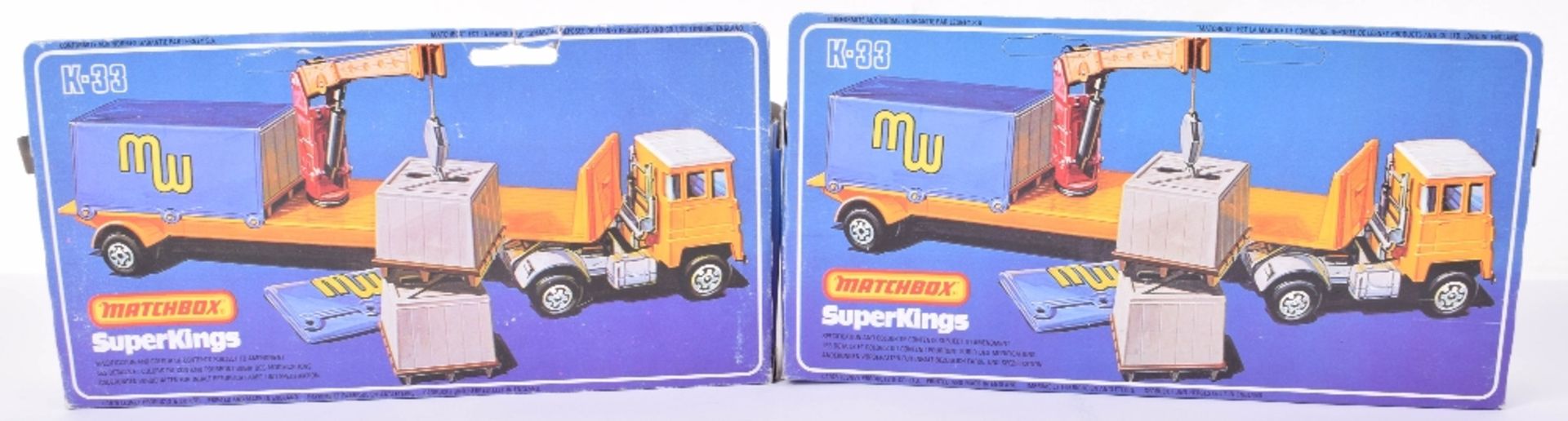 Two Boxed Matchbox Superkings K33 Scammell Cargo Haulers - Image 2 of 2