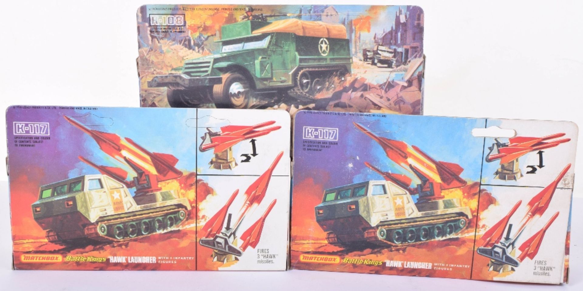 Three Boxed Matchbox Battlekings - Image 2 of 2