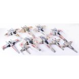 Collection of Hasbro/Kenner Star Wars X Wing Fighters