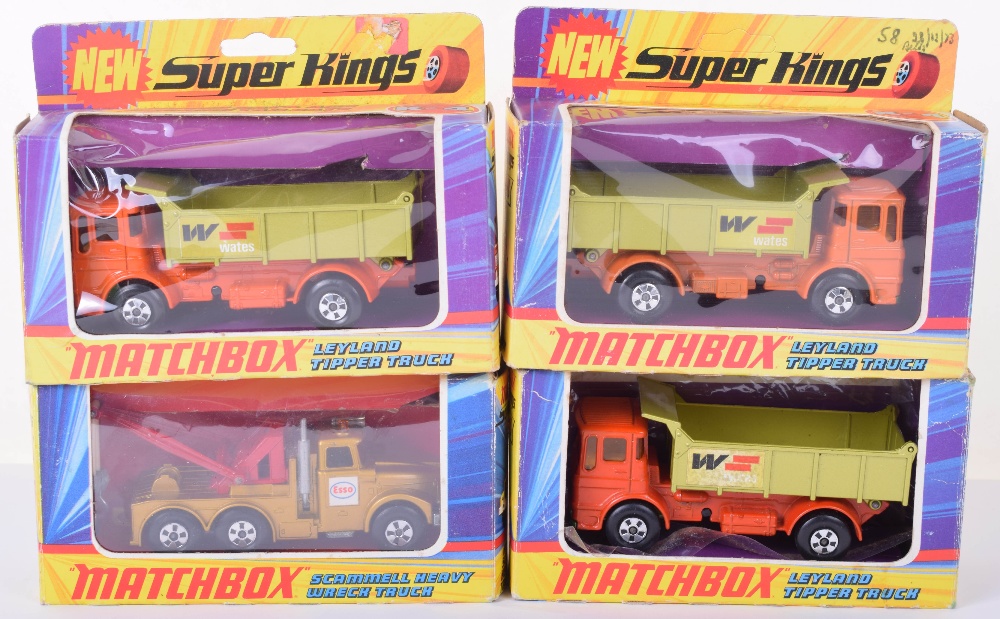 Four Boxed Matchbox Superkings