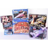 Seven Boxed Hasbro 1999-2000 Star Wars items