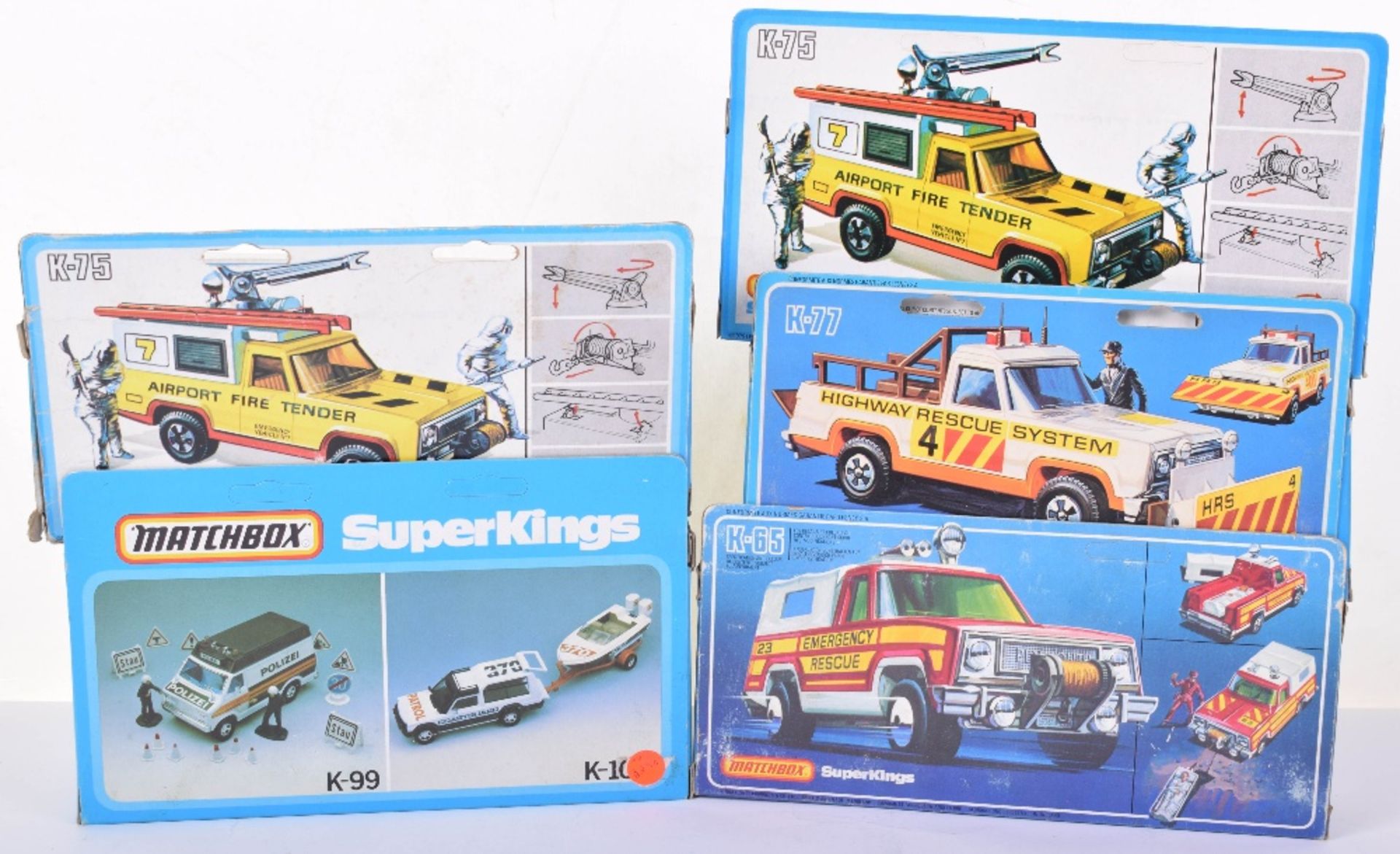 Five Boxed Matchbox Superkings Emergency Vehicles - Image 2 of 2