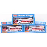 Three Matchbox Superkings K27 Powerboat and Transporters