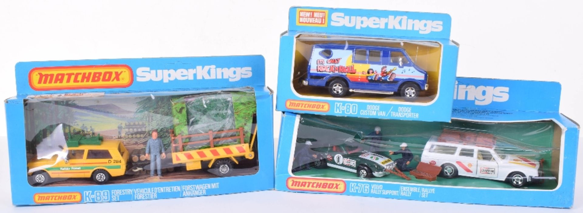 Three Boxed Matchbox Superkings