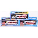 Three Boxed Matchbox Superkings K27 Powerboats and Transporters