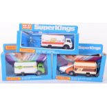 Three Boxed Matchbox Superkings Ford Security Trucks