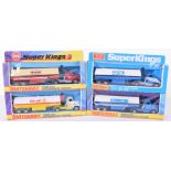 Four Boxed Matchbox Superkings K16 Ford LTS Articulated Tankers