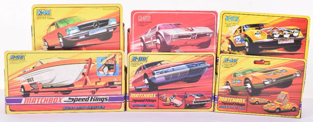 Six Boxed Matchbox Speedkings - Image 2 of 2