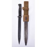 WW2 German Matching Numbers K98 Bayonet with Tropical Webbing Frog