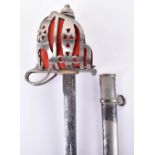 George V Argyll and Sutherland Highlanders Officers Basket Hilt Broad Sword by Wilkinson No.64575