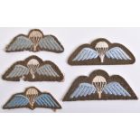 5x British Airborne Forces Parachute Qualification Jump Wings