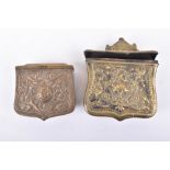 Ottoman Brass Cartouche Box