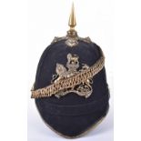 Military Prison Staff Corps 1901-1906 Officers Home Service Helmet