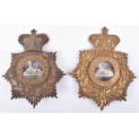 2x Victorian Other Ranks Gloucestershire Regiment Helmet Plates