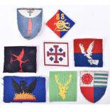 8x Army Group Royal Artillery (A.G.R.A) Cloth Formation Signs