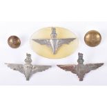 3x WW2 British Parachute Regiment Beret Badges
