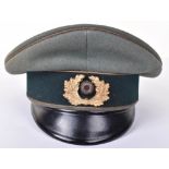 WW2 German Army Generals Peaked Cap Belonging to General der Infanterie Otto Roettig Commander of 19