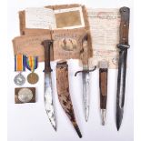 WW1 Souvenir Grouping Collected by Sapper L Swindale Royal Engineers